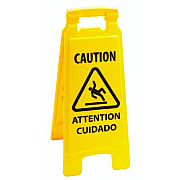 Rubbermaid Commercial 2-sided Multilingual Caution Sign (3485217CT)