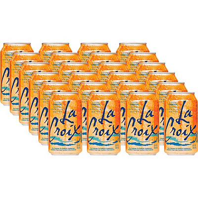 LaCroix Orange Flavored Sparkling Water (40129)