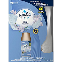 Glade Clean Linen Automatic Spray Kit