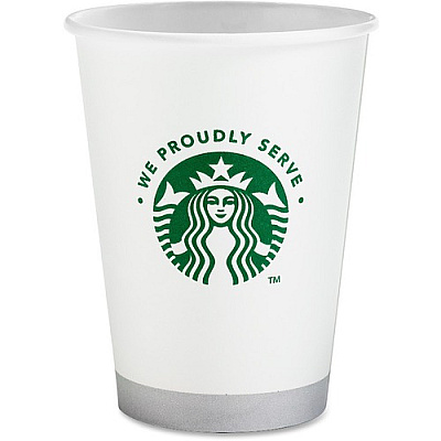 We Proudly Serve 12 oz. Cups (12421058)