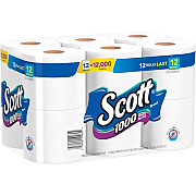 Scott 1000 1-ply 12Roll Bath Tissue (10060)