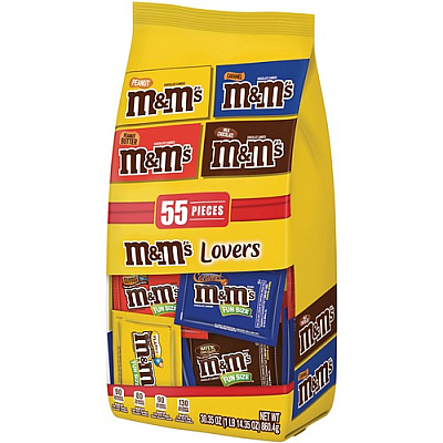 M & M's Chocolate Candies Lovers Variety Bag (SN56025)