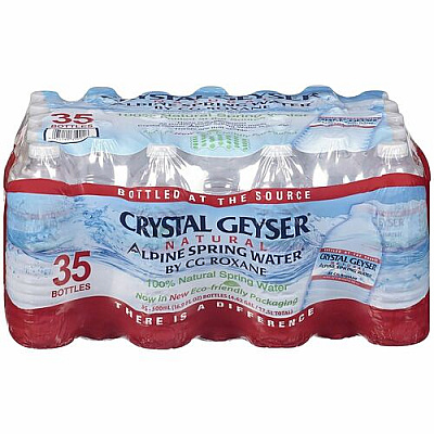 Crystal Geyser Natural Alpine Spring Water (35001)