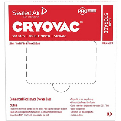 CRYOVAC Quart Storage Bags