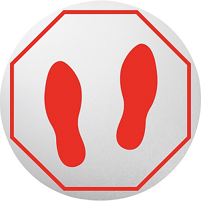 Lorell Red Feet Personal Spacing Discs (LLR03185)