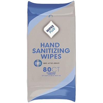WipesPlus Hand Sanitizer Wipes (37503)