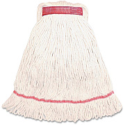 Genuine Joe GJOMWH1B, Narrow Band Medium Mophead, 1 Each, White