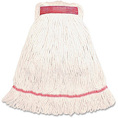 Genuine Joe GJOMWH1B, Narrow Band Medium Mophead, 1 Each, White