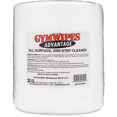 2XL GymWipes Advantage-R Wipes (36R)