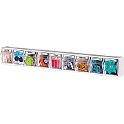deflecto Tilt Bin Interlocking Multi-Bin Storage Organizer (20903)