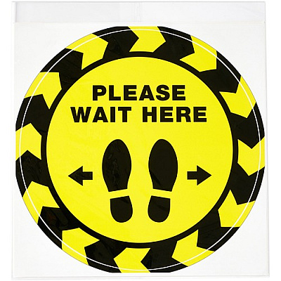 Avery PLEASE WAIT HERE Distancing Floor Decals (83020)