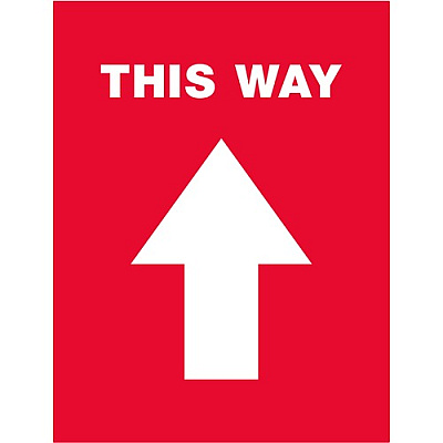 Avery THIS WAY Social Distancing Floor Decals (83091)
