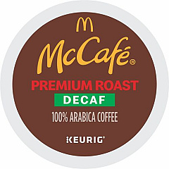 McCafe K-Cup Decaf Premium Roast Coffee (8044)