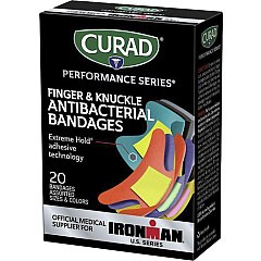 Curad Finger/Knuckle Antibacterial Bandage (CURIM5021)