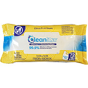 Clover Technologies Imaging Cleanitize Disinfecting Wipes (CLEAN75)