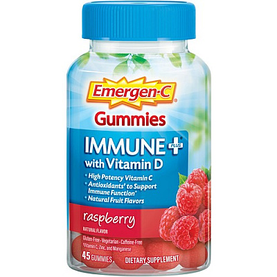 Emergen-C Immune+ Raspberry Gummies (10047)