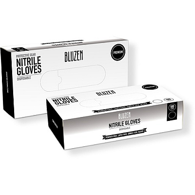 Afflink Black Nitrile Gloves (NIT102XL1)