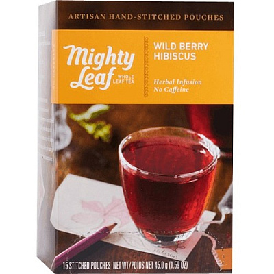 Mighty Leaf Wild Berry Hibiscus Pouch (510144)
