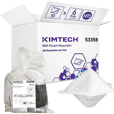 Kimberly-Clark Professional* Professional* Professional* Kimberly-Clark Professional* Professional* N95 Pouch Respirator (53358CT)