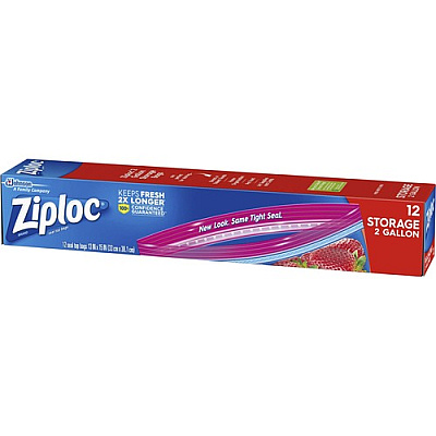Ziploc 2-gallon Storage Bags (664531)