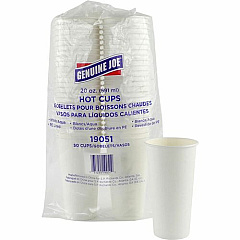 Genuine Joe 20 oz Disposable Hot Cups (19051)