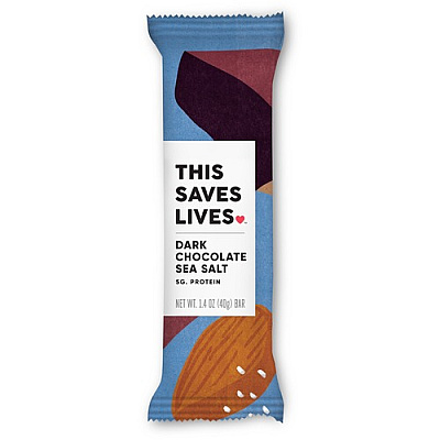 This Saves Lives Dark Chocolate/Sea Salt Bars (00226)