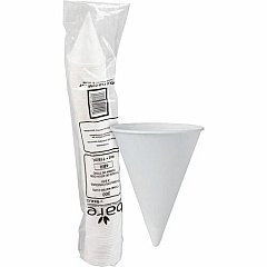 SOLO Eco-Forward 4 oz Treated Paper Cone Water Cups (4BR2050)