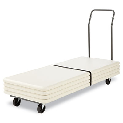 Alera Chair/Table Cart, Metal, 600 lb Capacity, 20.86" x 50.78" to 72.04" x 43.3", Black (FTCART)