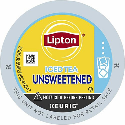 Lipton Unsweetned Iced Black Tea K-Cup (0543)