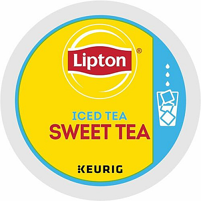 Lipton Sweet Iced Tea, Keurig Single Serve K-Cup Pods, 24 Count Ice Tea K-Cup, Pod (0545)