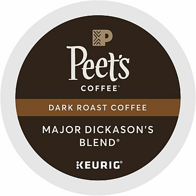 Peet's Coffee K-Cup Major Dickason's Blend Coffee (2403)