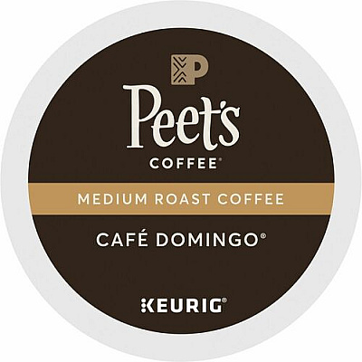 Peet's Coffee K-Cup Cafe Domingo Coffee (2404)