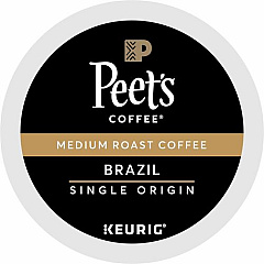 Peet's Coffee K-Cup Brazil Coffee (2409)