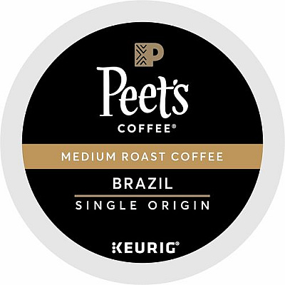 Peet's Coffee K-Cup Brazil Coffee (2409)