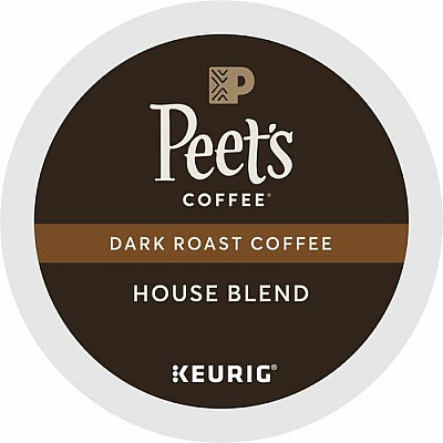 Peet's Coffee K-Cup House Blend Coffee (2410)