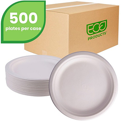 Eco-Products Sugarcane Plates (EPP013PCT)
