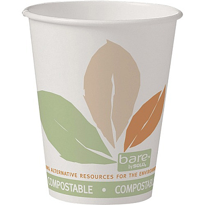 Solo Bare Eco-Forward SSPLA Paper Hot Cups (378PLAJ723)