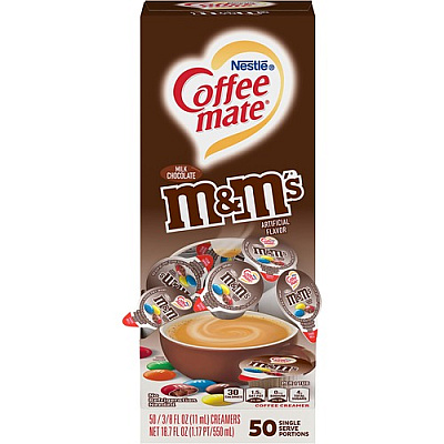 Nestle Waters Waters Waters Nestle Waters Waters Coffee mate M&M's Liquid Creamer Singles (64397)