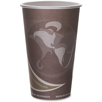 Eco-Products Evolution World PCF Hot Cups (EPBRHC16E)
