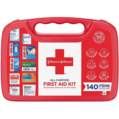 Johnson & Johnson All-Purpose Portable/Compact Emergency Kit (202011)