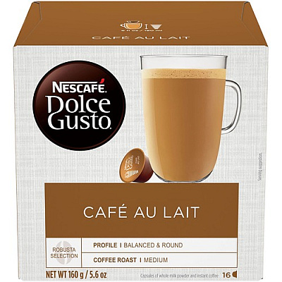 Dolce Gusto Cafe Au Lait Coffee Capsules (33903)