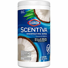 Clorox Scentiva Wipes, Bleach Free Cleaning Wipes (60037)