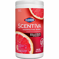 Clorox Scentiva Wipes, Bleach Free Cleaning Wipes (60036)