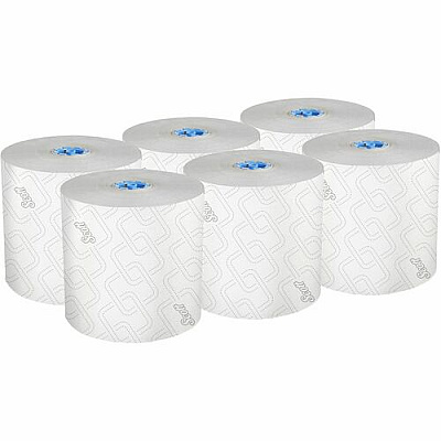 Scott Pro High-Capacity Hard Roll Towels with Elevated Design & Absorbency Pockets (53925)