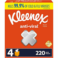 Kleenex Anti-viral Facial Tissue (54506CT)