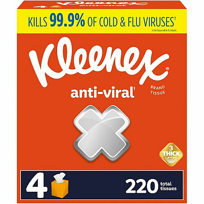 Kleenex Anti-viral Facial Tissue (54506CT)