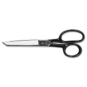 Clauss HOT FORGED CARBON STEEL SHEARS, 8" LONG, 3.88" CUT LENGTH, BLACK STRAIGHT HANDLE (10260)