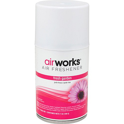 AirWorks Metered Aerosol Air Freshener Fresh Garden (07932)