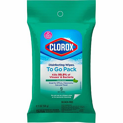 Clorox Bleach-Free Disinfecting WipesTo-Go Pack (60133)