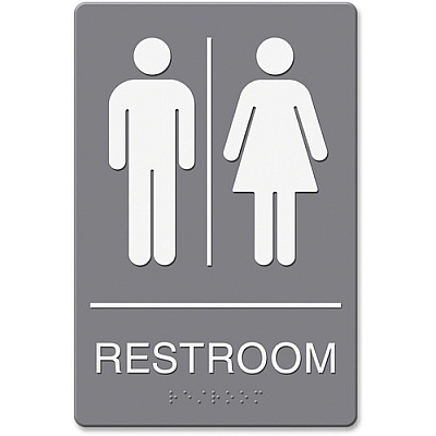 Headline Signs ADA RESTROOM/Image Sign (4812)